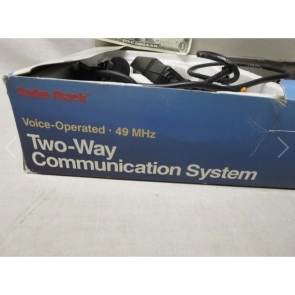 Portable Audio & Video Realistic Radio Shack Voice Operated 2 Way Communication System Trc56